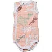 Cocoon Akcija! Lodger Romper Botanimal kokvilnas bodijs bez piedurknēm Plush 62 cm RF 073 62