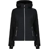 CMP WOMAN JACKET ZIP HOOD schwarz 36