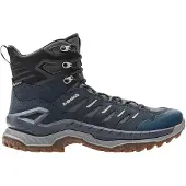 Lowa - Wanderschuhe mit GORE-TEX&reg; - Innovo GTX Mid Navy/Grey für Herren aus Leder - Größe 44 - Navy blau