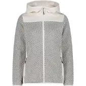 CMP Women's Jacquard Knit Jacket Fix Hood