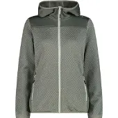 CMP Women's Jacquard Knit Jacket Fix Hood