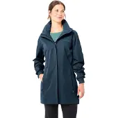 Vaude Damen Regenjacke Escape Parka, wasserdichter Regen-Parka, atmungsaktiv und
