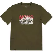 Mons Royale - T-shirt aus Merinowolle &ndash; Herren &ndash; Icon Merino T-Shirt - Icon Merino T-Shirt Dark Olive für Herren aus Wolle - Größe M -