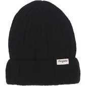 Bergans Mütze Rabot Mount Rib Wool Beanie Unisex Black