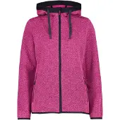 CMP Women's Jacquard Knitted Jacket Fix Hood