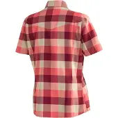 Maier Sports Damen Kendra Kurzarmbluse red check 42