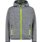 CMP Boy's Jacket Fix Hood Jacquard Knitted