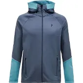 Peak Performance Sweatjacke Rider Essentials Midlayer Zip Hood Herren Mountain Mist Deluded Vision-M