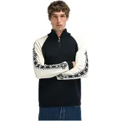 Dale of Norway Geilo, Sweater, Herren, schwarz/weiß
