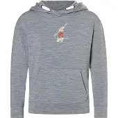 Super.natural K Ski Bunny Hoodie cashmere grey melange/various (35G) 152