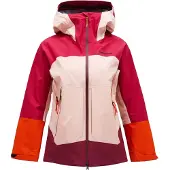 Peak Performance - Leichte Jacke aus GORE-TEX - W Vislight Gore-Tex C-Knit 3L Jacket Tech Burgundy Peach Fuzz für Damen - Größe M - Rot