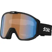 Bliz - Skibrille - Rave Matte Black Orange Blue - schwarz