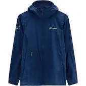 Berghaus Pendower Wind Jacket Damen - leichte, verstaubare Windjacke für Trail und Berg - , Farbe:Hale Navy (DkBLU/DkBLU), Größe:UK 8 // DE 34