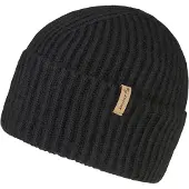 Ziener Strickmütze "ILLUMINADO-Z DAMEN", Damen, schwarz, Kunstfaser, Mützen Strickmütze, mit Aufschlag