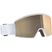 SCOTT - Photochromatische Skibrille - Ambit LS Mineral White AMP LS Bronze Chrome S1-3 - Weiß