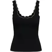 JDY Nanna Scallop Edge Top Damen M