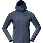 Bergans Sweatjacke Rabot Merino Tech Midlayer Hoodie Herren Granite Blue-XXL