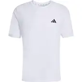 Adidas T-Shirt PERFORMANCE "WORKOUT ESSENTIALS BASE", Herren, Gr. S, weiß, Obermaterial: 100% Polyester, Rundhals, Shirts T-Shirt, reguläre Passform, mit Climacool Technologie