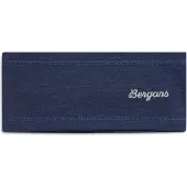 Bergans Kopf Schweißband Kinder Wool Headband Navy Blue/Solid Grey (Größe 50)
