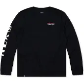 Mons Royale - T-shirt aus Merinowolle &ndash; Herren &ndash; Icon Merino LS M - Icon Merino LS M Black für Herren aus Wolle - Größe M - schwarz