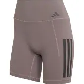 Adidas Optime Workout 3-Streifen kurze Damen Leggings hellbraun/schwarz hellbraun/schwarz XS