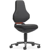 BIMOS ESD-Arbeitsdrehstuhl TEXON, Supertec, mit Rollen, niedrig ESD