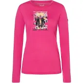 Super.natural W Crazy Mouse LS pinky rose/various (42I) L