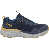 CMP Rahmsy Fitgo leichte und atmungsaktive Multifunktionsschuhe mit Fitgo Schnellverschluss und griffiger Sohle Blue/Curcuma EU 43