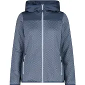 CMP Women's Jacquard Knit Jacket Fix Hood