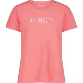 CMP T-Shirt mit Rundhalsausschnitt und Logo Damen