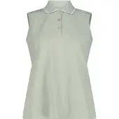 CMP Ärmellos Stretch-Piqué-Poloshirt Damen