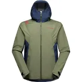La Sportiva Discover Shell Jkt M, Cypress/Night Sky, XXL, ZAHJ019E47B462XL, Mountain Hiking Herren Technische Jacke -