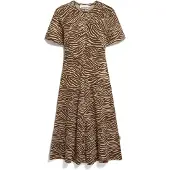 Armedangels Zebra Print Jersey Midi