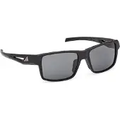 Adidas SP0125 KLEON Herren-Sonnenbrille Vollrand Eckig Kunststoff-Gestell, schwarz