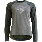 Zimtstern - Women's Pureflowz Shirt L/S - Radtrikot Gr M grau