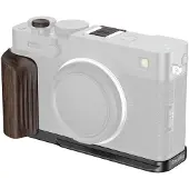 SmallRig L-Shaped Mount Plate with Wooden Handle for Fujifilm X-E5 Ebony Black 6236