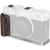 SmallRig L-Shaped Mount Plate with Wooden Handle for Fujifilm X-E5 Ebony Silver 6236