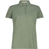 CMP Damen Polo Shirt aus Piqué mit Dry Function grün 38