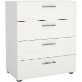 Dmora Kommode - Weiß 40,3x70x82h cm