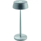 Zafferano AI LATI Lights - Akku-Tischleuchte Sister Light Alluminio / Aluminium