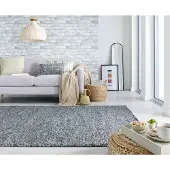 KADIMA DESIGN Teppich aus Wollmischung, handgewebt mit stilvollem Noppeneffekt, strapazierfähig | 160x230cm