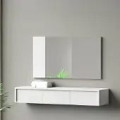 Dmora Spiegel Koriander 110x60h cm Weiß