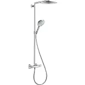 Hansgrohe Showerpipe Raindance Select Chrom mit Kopfbrause Raindance Air 1jet 300mm
