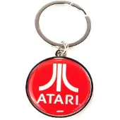 Atari Metal Keychain With Enamel