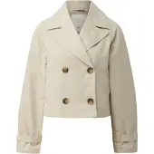 s.Oliver Loose Fit Kurztrench Jacke aus Twill mit Reverskragen