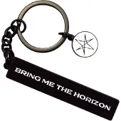Bring Me The Horizon Text Logo 6-Point Star Charm Schlüsselanhänger