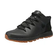 Timberland für Herren. TB0A2PB40151 Leder Sprint Trekker Mid Lace Up Sneaker Schwarz (41.5), Wohnung, Schnürsenkel, Lässig, Draußen, Nachhal