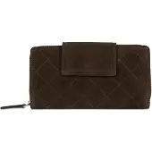 Bugatti Geldbörse Fabia Ladies Long Zip Wallet Brown dunkelbraun