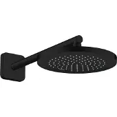 Hansgrohe AXOR ShowerSolutions Duschkopf 245, 1 Strahlart, 35380670, Farbe: Mattschwarz