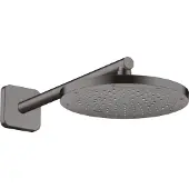 Hansgrohe AXOR ShowerSolutions Duschkopf 245, 1 Strahlart, 35380340, Farbe: Brushed Black Chrome